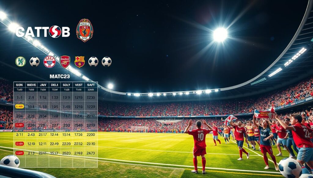 Calendrier des matchs de football