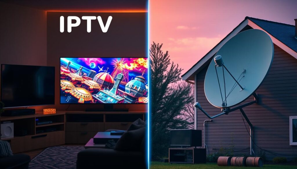 Comparaison IPTV et télévision par satellite Comparaison IPTV et télévision par satellite