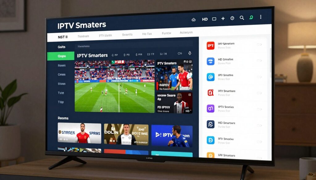 Comparaison application IPTV Smarters sports en direct avec autres services