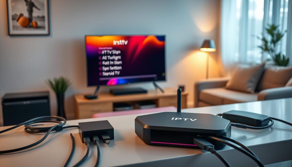 Configuration IPTV Box Android TV étapes d'installation