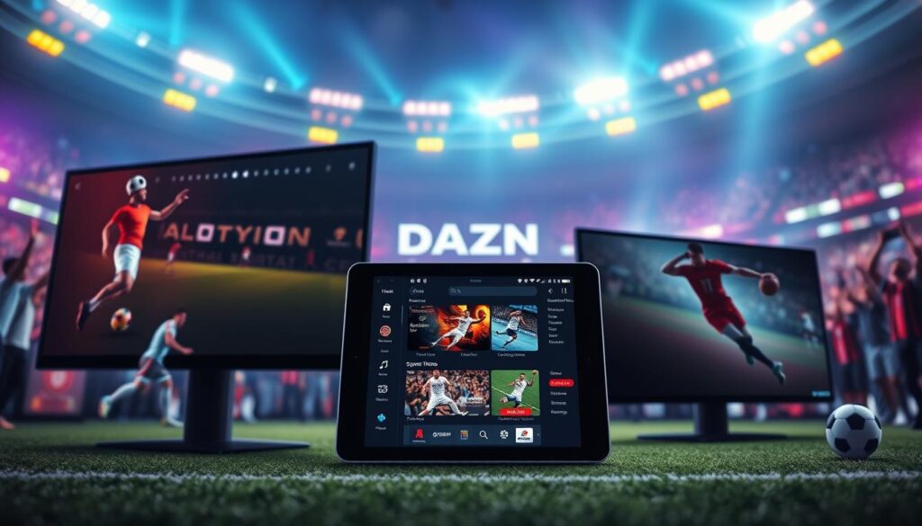 DAZN plateforme streaming sports moderne