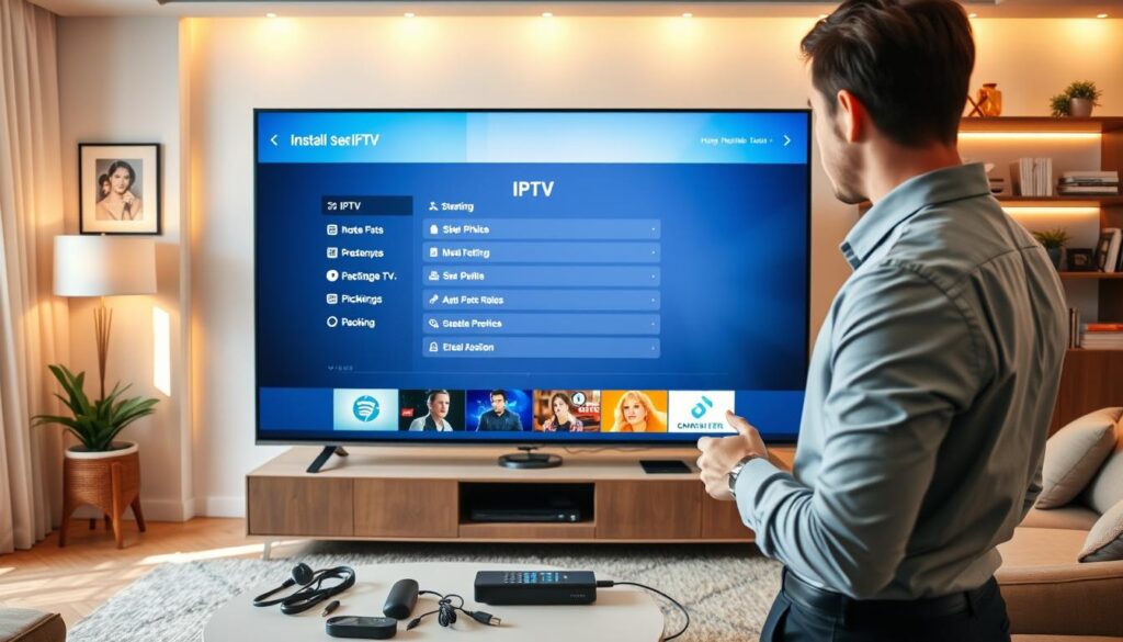 Installation abonnement IPTV européen sur Smart TV