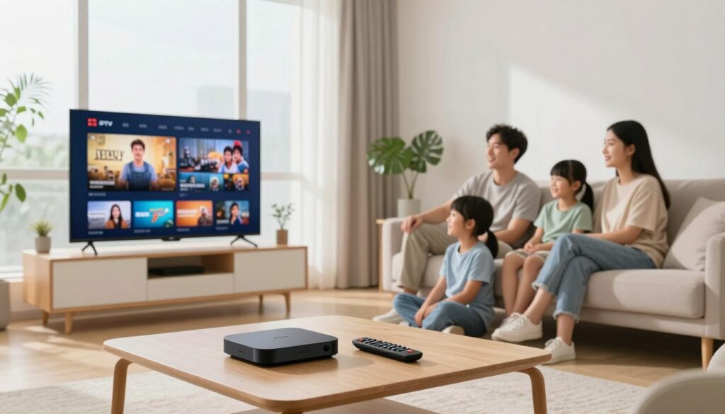 Installation facile sans équipement spécial pour abonnement IPTV