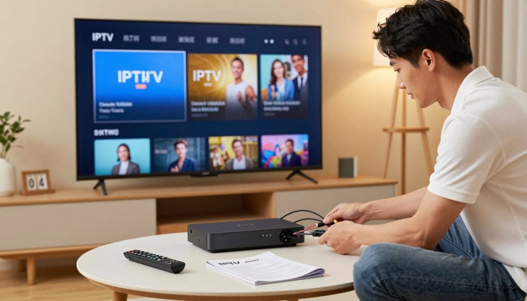 Installation service IPTV Smart TV qualité HD