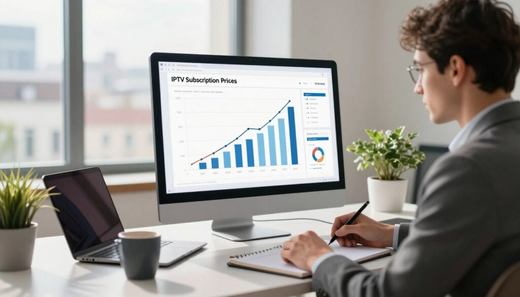 Prix moyen des abonnements IPTV en France