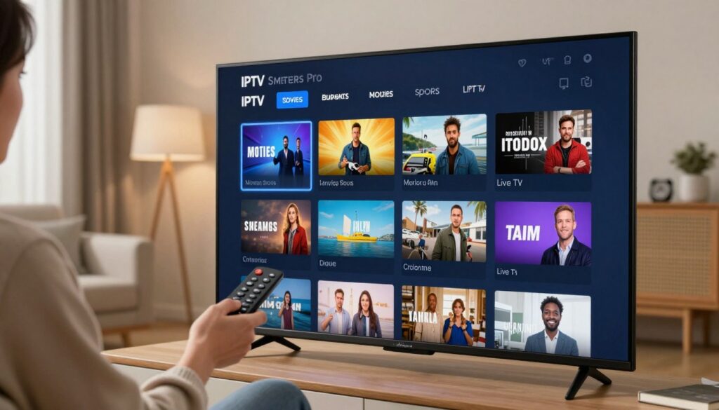abonnement IPTV Smarters Pro interface de streaming abonnement IPTV Smarters Pro interface de streaming