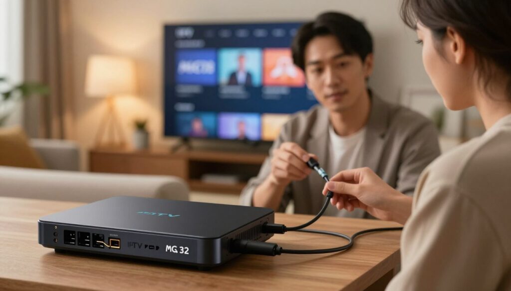 activation iptv mag 322 étapes de connexion