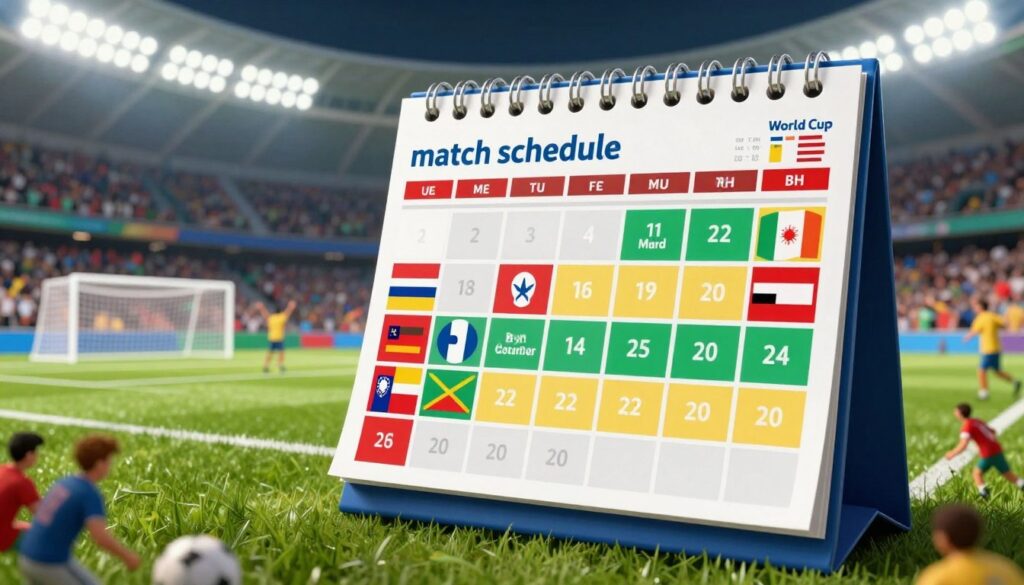 calendrier des matchs