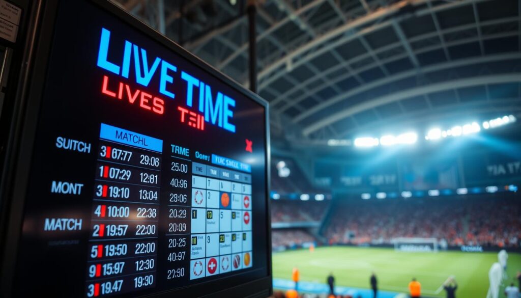 calendrier des matchs en direct