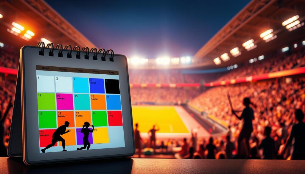 calendrier evenements sportifs