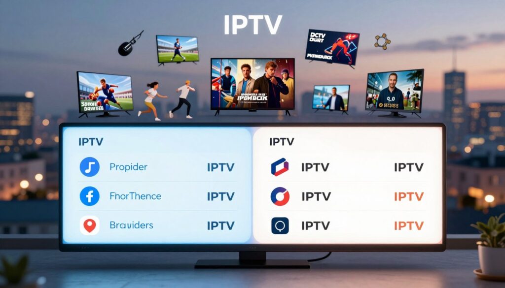 comparatif fournisseurs IPTV France services disponibles