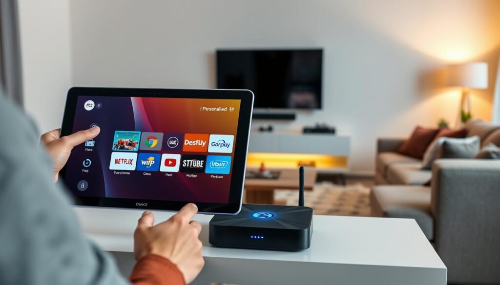configuration application IPTV Android personnalisée