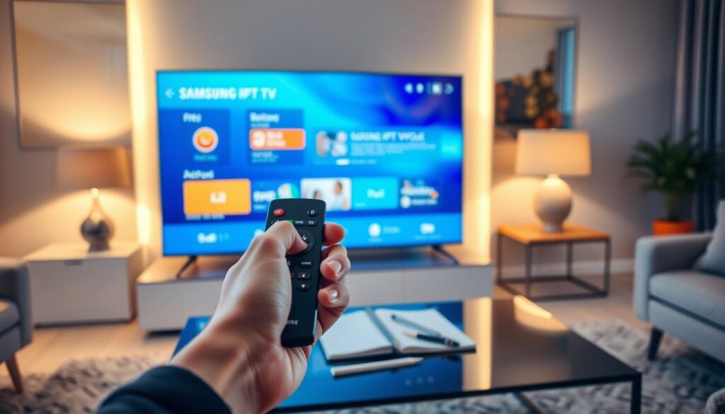configurer IPTV télévision Samsung avec adresse MAC