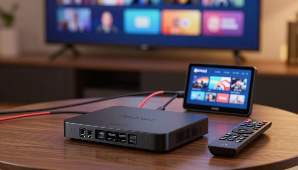 équipement iptv et box android iptv pour la télévision