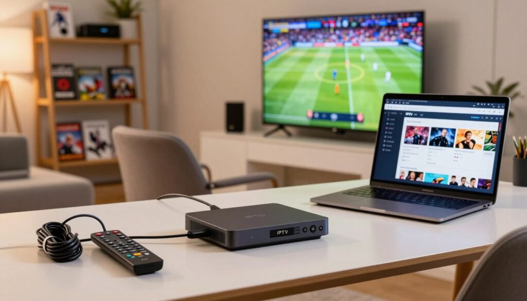 installation iptv équipements configuration sport