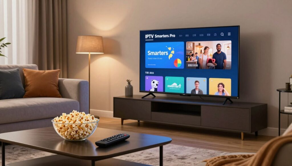 interface IPTV Smarters Pro fournisseur iptv fiable