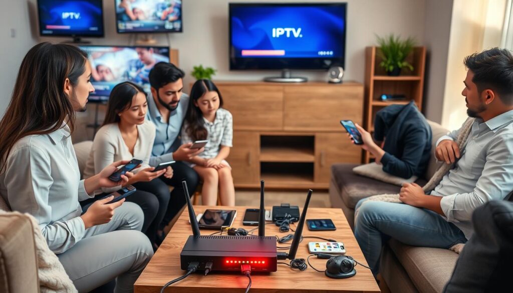 iptv multi-écrans problèmes de connexion