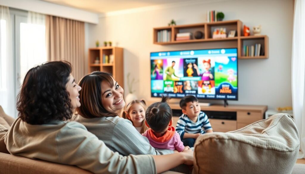 iptv pour famille contenu approprié