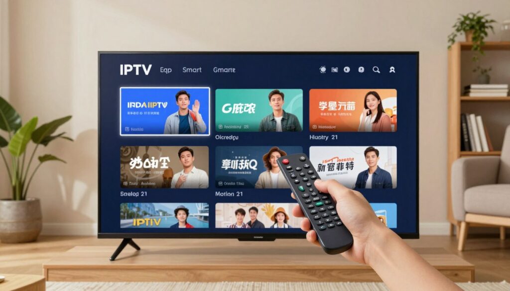 meilleure application IPTV pour Smart TV interface