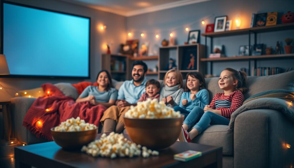 organisation d'une soirée cinéma en famille avec ambiance cinématographique à la maison organisation d'une soirée cinéma en famille avec ambiance cinématographique à la maison