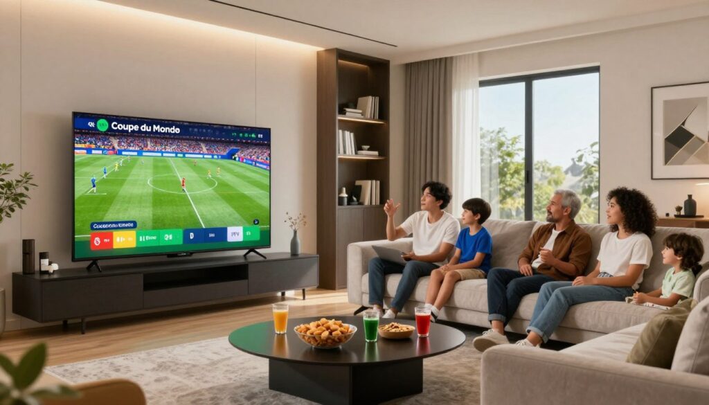service IPTV Coupe du Monde avec configuration optimale