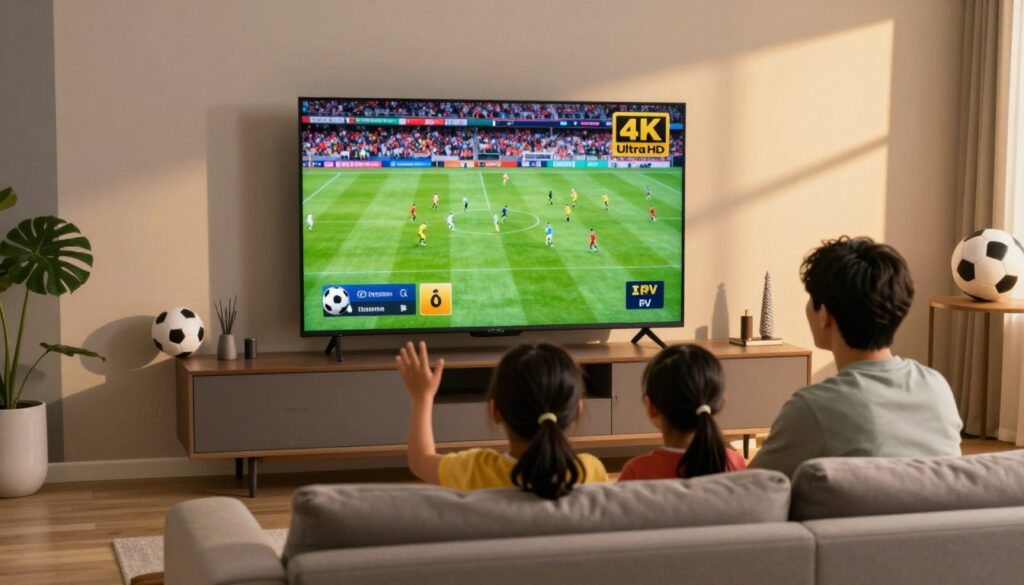 streaming football 4K Ultra HD avec IPTV