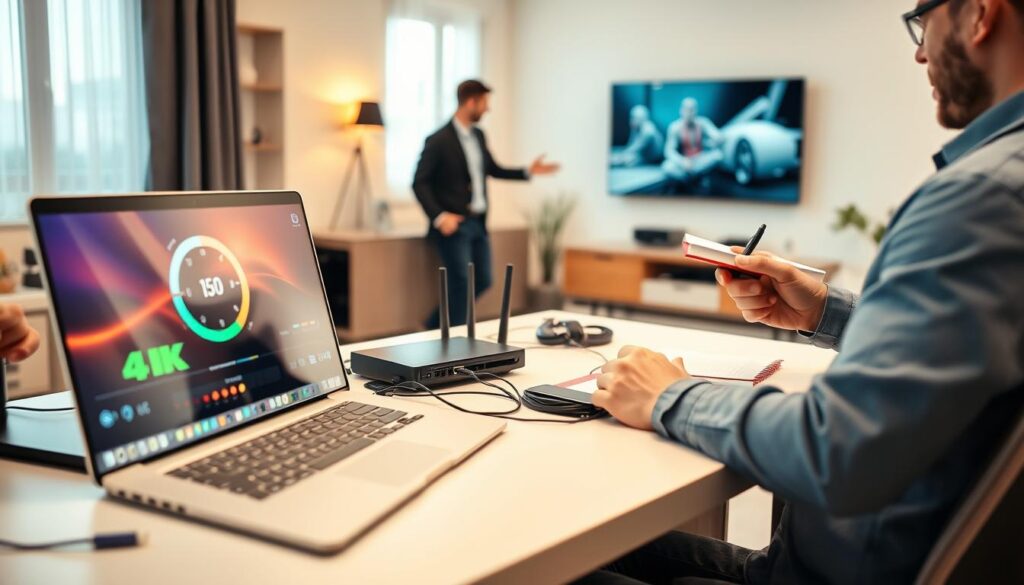 test débit connexion pour IPTV 4K